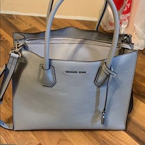 Silver/gray Michale Kors Tote